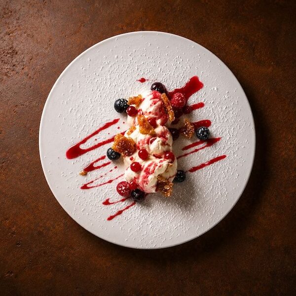 dessert italien fruits rouges