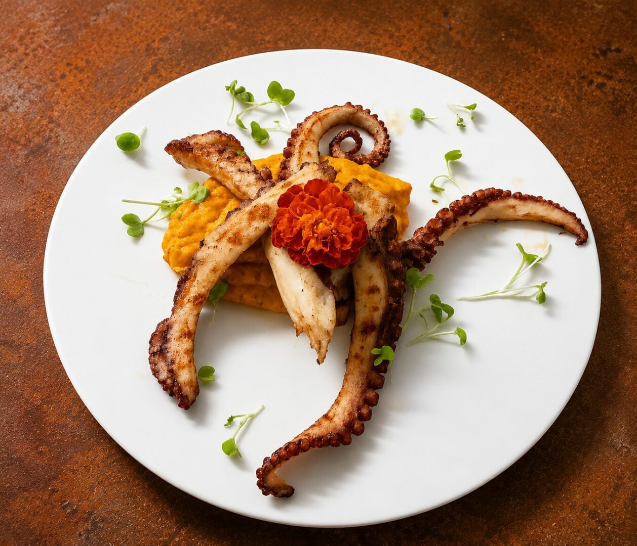 Poulpe grillé-restaurant italien, Waterloo-My italian friends